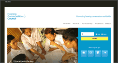 Desktop Screenshot of hearinguk.org