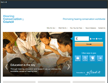 Tablet Screenshot of hearinguk.org